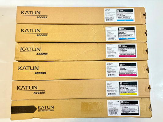 6 Compatible Kyocera TASKalfa 5052ci,5053ci,6052ci CCMMYK Toners TK-8517/TK-8519