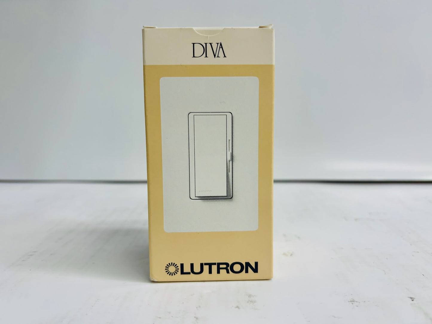 Lutron DVSTV‑WH 0‑10 V Diva Preset Dimmer 8 A 120‑277 V White