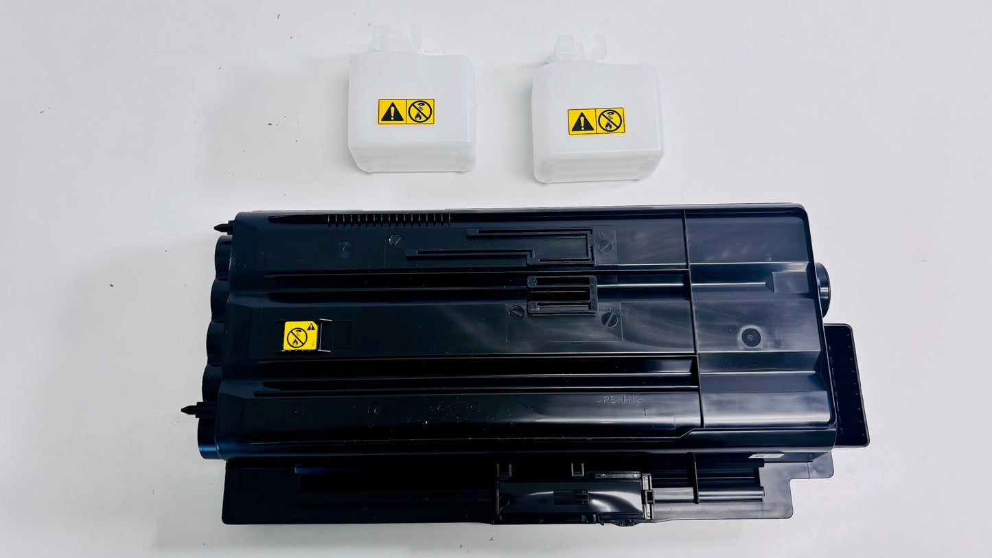 2 New/Open Box Genuine Kyocera TASKalfa 3212i Black Toners TK-7127K, TK7127K