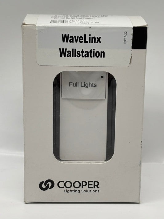 Cooper Lighting Solutions WaveLinx Wallstation Unit Pack 1 Button Large Wallstation W1L-W