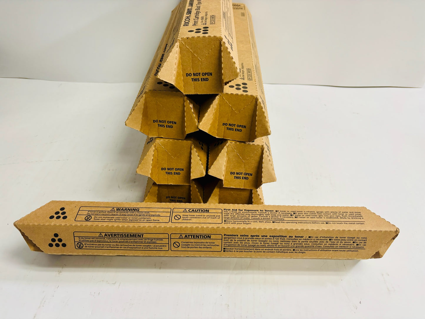 8 Genuine Ricoh Aficio MP C300,MP C401,MP C401SR Black Toner 841724