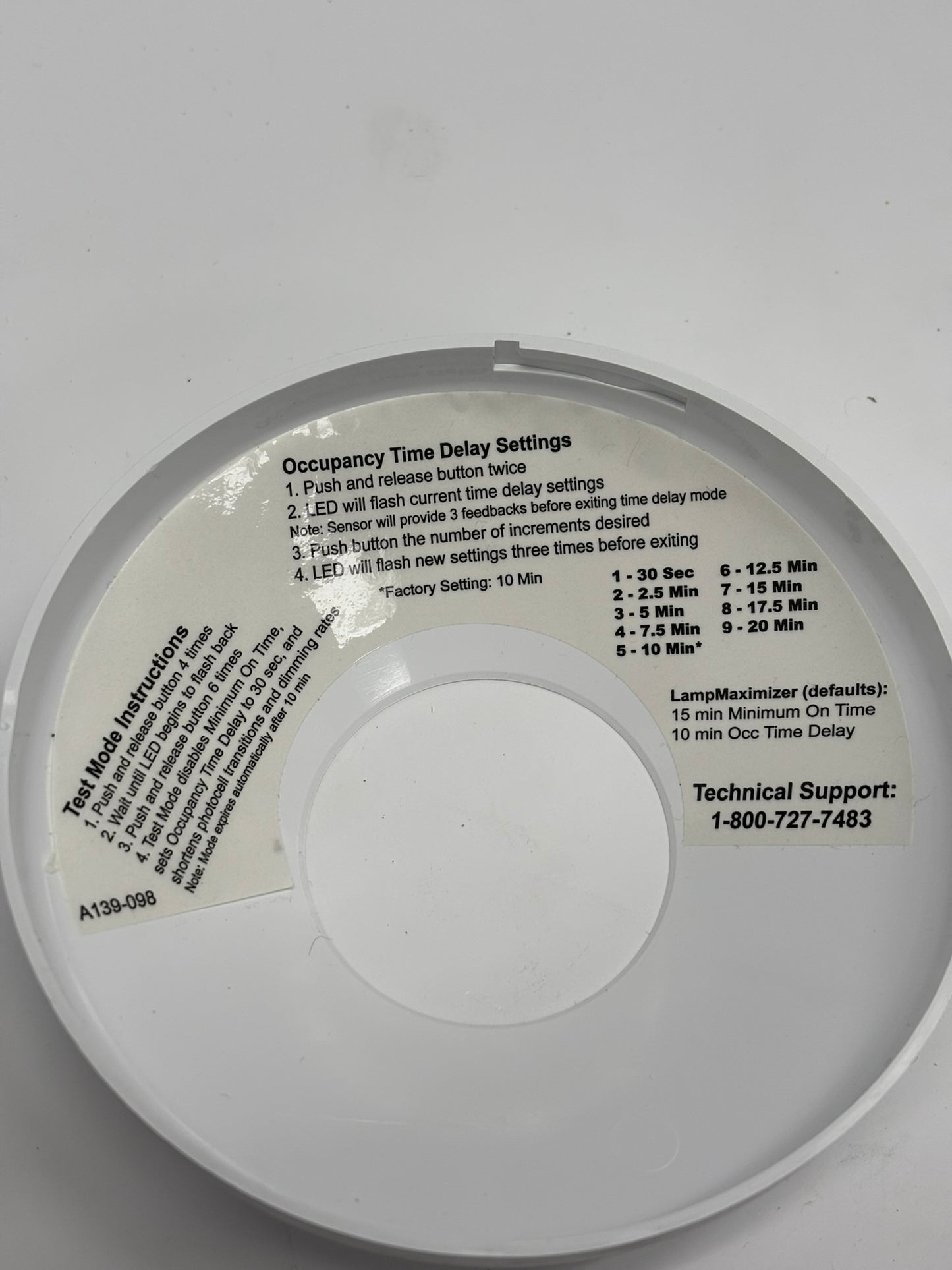 Acuity Controls CMR-9 Sensor Switch Ceiling Mount Occupancy Sensor