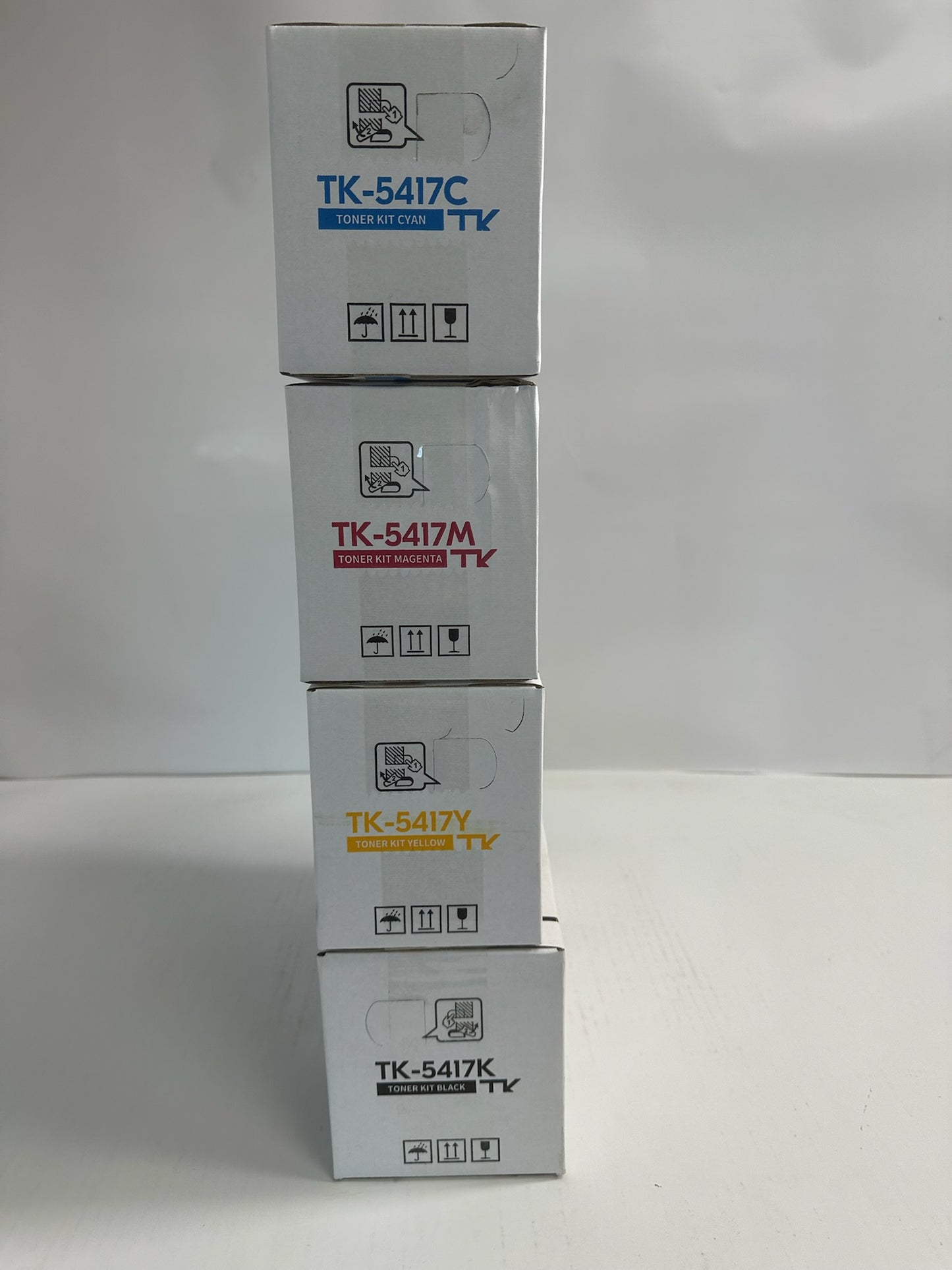 4 New OEM Kyocera TASKalfa MA4500ci,PA 4500ci CMYK Toner Kit TK-5417