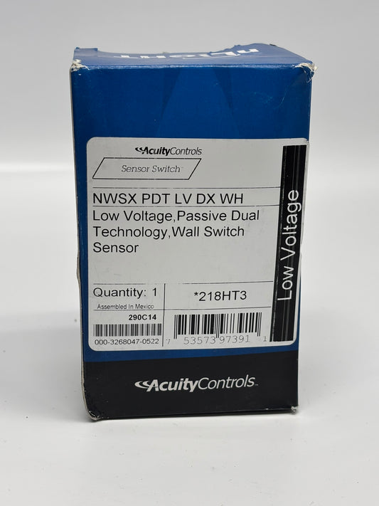 Acuity NWSX-PDT-LV-DX-WH Sensor Switch Wall Switch