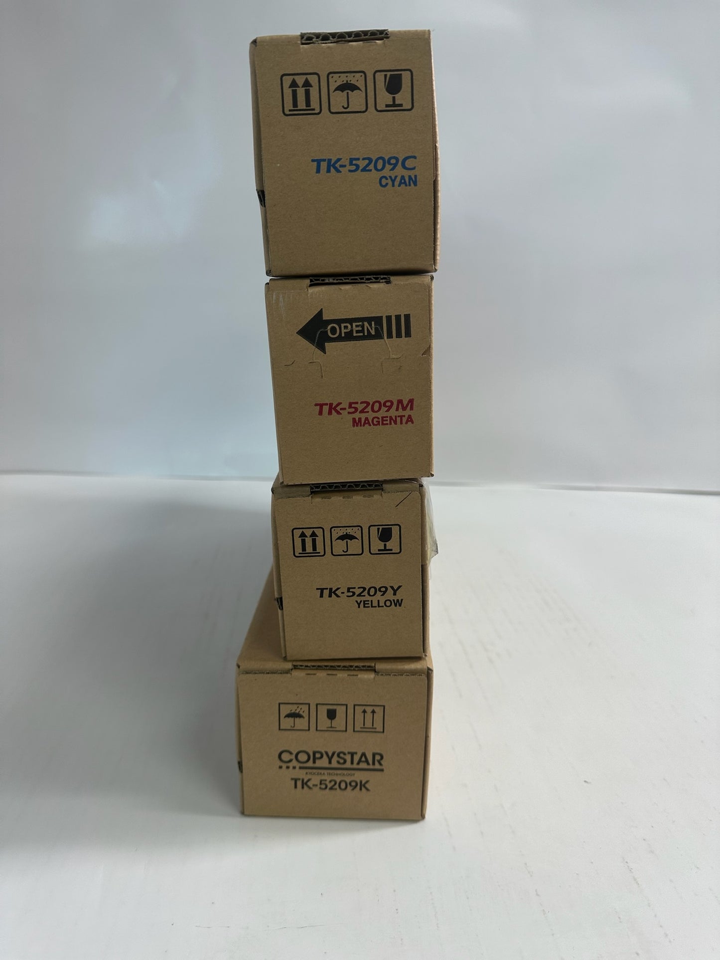 4 New Genuine Copystar CS356ci,CS358ci CMYK Toner Kits TK-5209