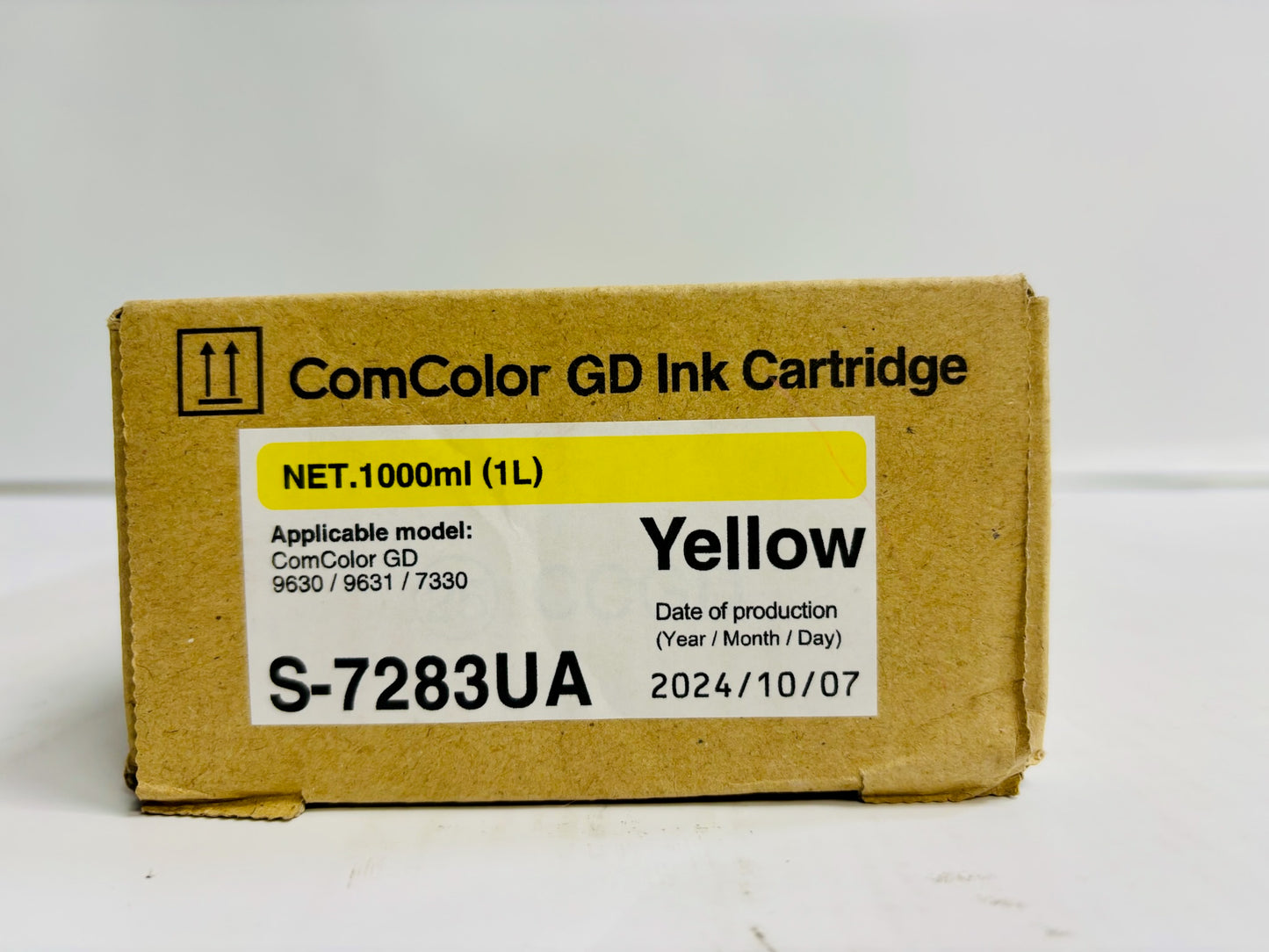 Genuine RisoGraph ComColor GD7330, GD9630  Yellow Ink S-7283UA (Exp.10.7.24)