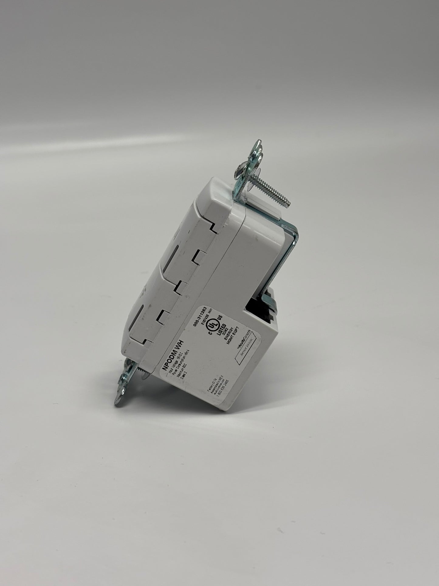 Acuity NPODM-WH Sensor Switch Digital Wall Switch, 2 Push Button, 15-24V DC, White