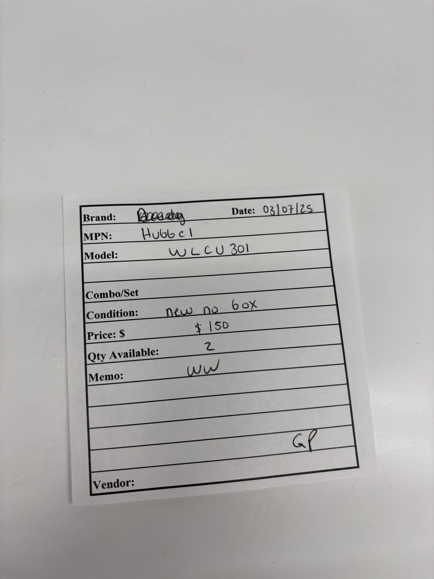 Hubbell WLCU301 Switches and Lighting Controls, Occupancy Sensors, Wireless H-Moss Control Unit, 120/277V AC 60HZ, No Box