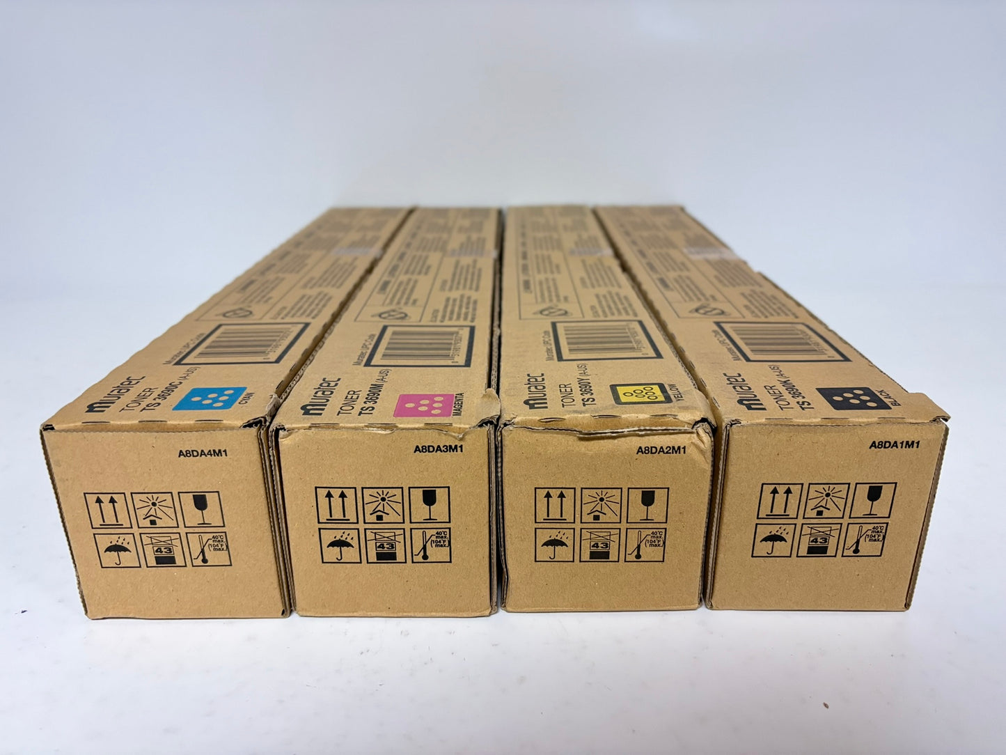 4 OEM Muratec MFX-C3690,C3090,C2590 TS3690 CMYK Toner A8DA4M1,A3M1,A2M1,A1M1