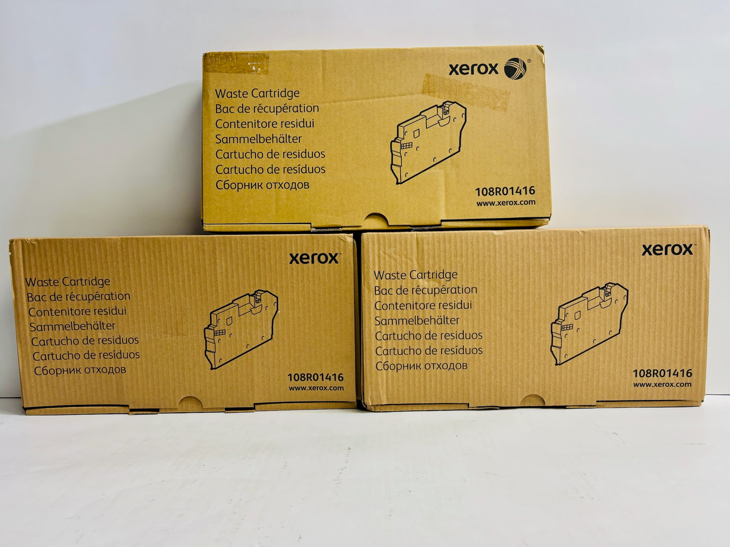 3 New Genuine Xerox VersaLink C500,C600,C605 Waste Toner Cartridges 108R01416