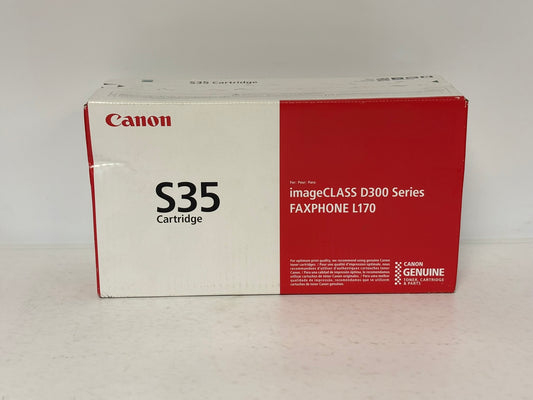 New OEM Canon S35 ImageClass D300,D320,D340,L170 Black Toner Cart 7833A001AA