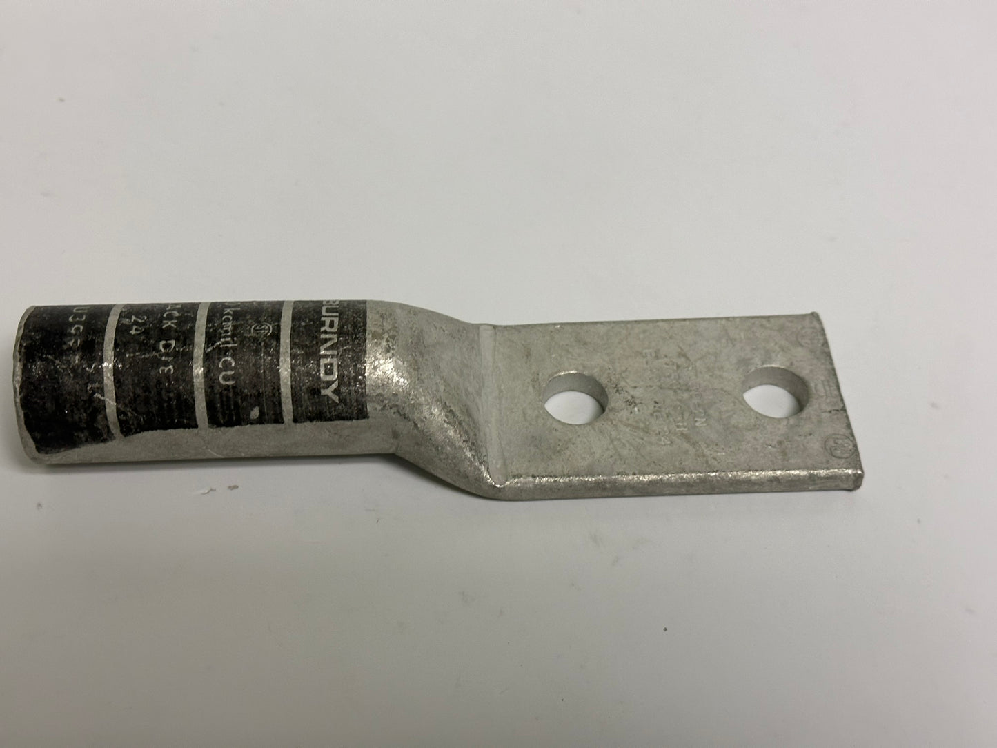 3 PK Burndy (YA39-2N) Cu Compression 2-Hole 1/2" Stud 1-3/4" Spacing Long Barrel 750 kcmil