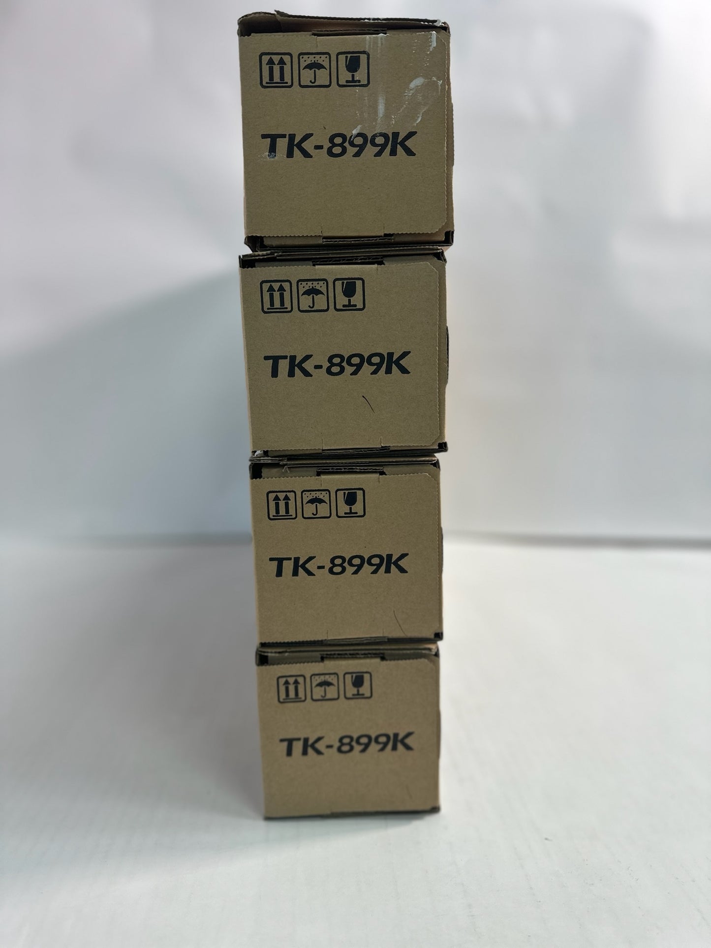 4 Genuine Kyocera TASKalfa 205c, 255c Black Toner Kit TK-899K, TK899 1T02K00CS0