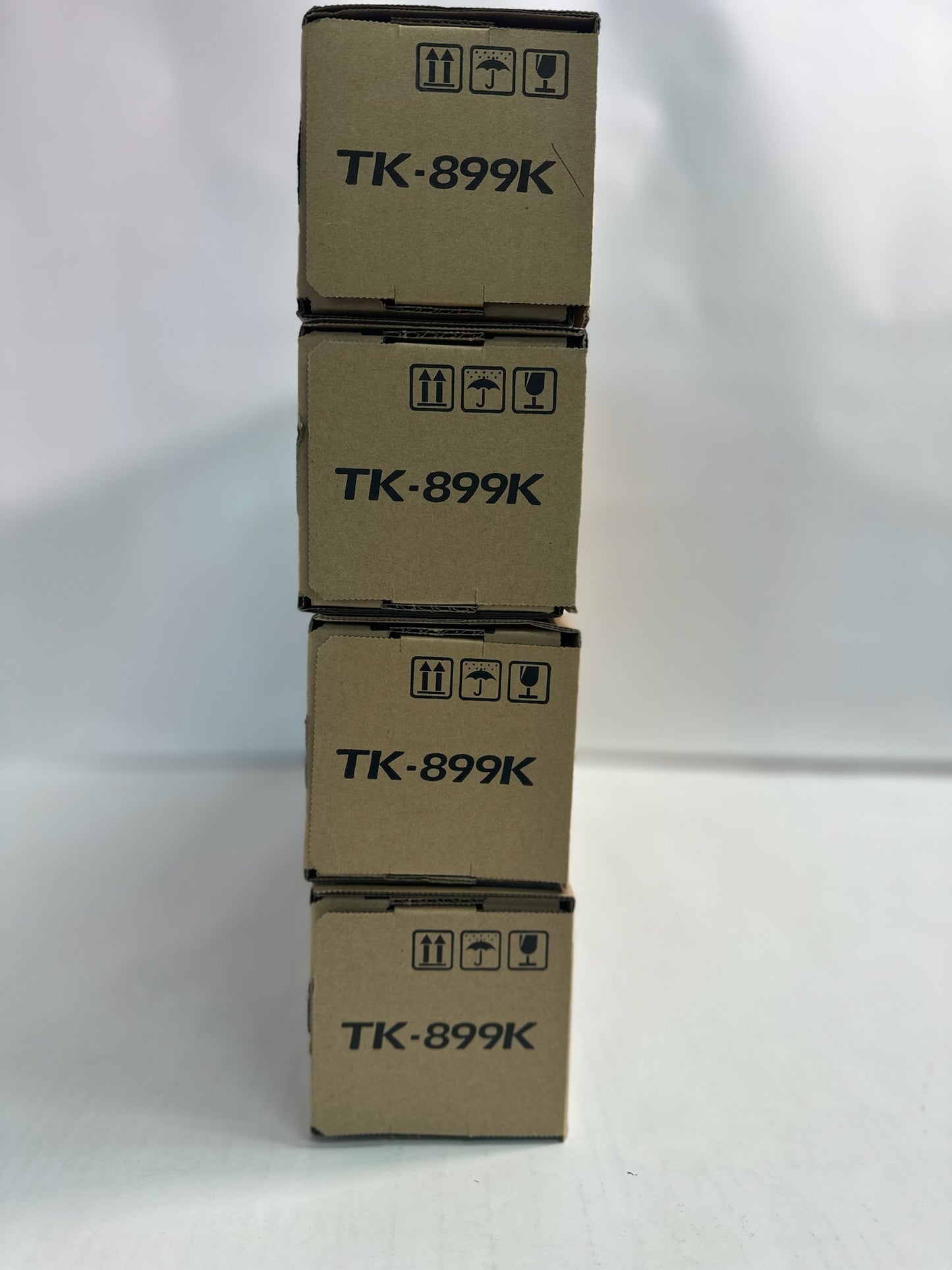 4 Genuine Kyocera TASKalfa 205c, 255c Black Toner Kit TK-899K, TK899 1T02K00CS0