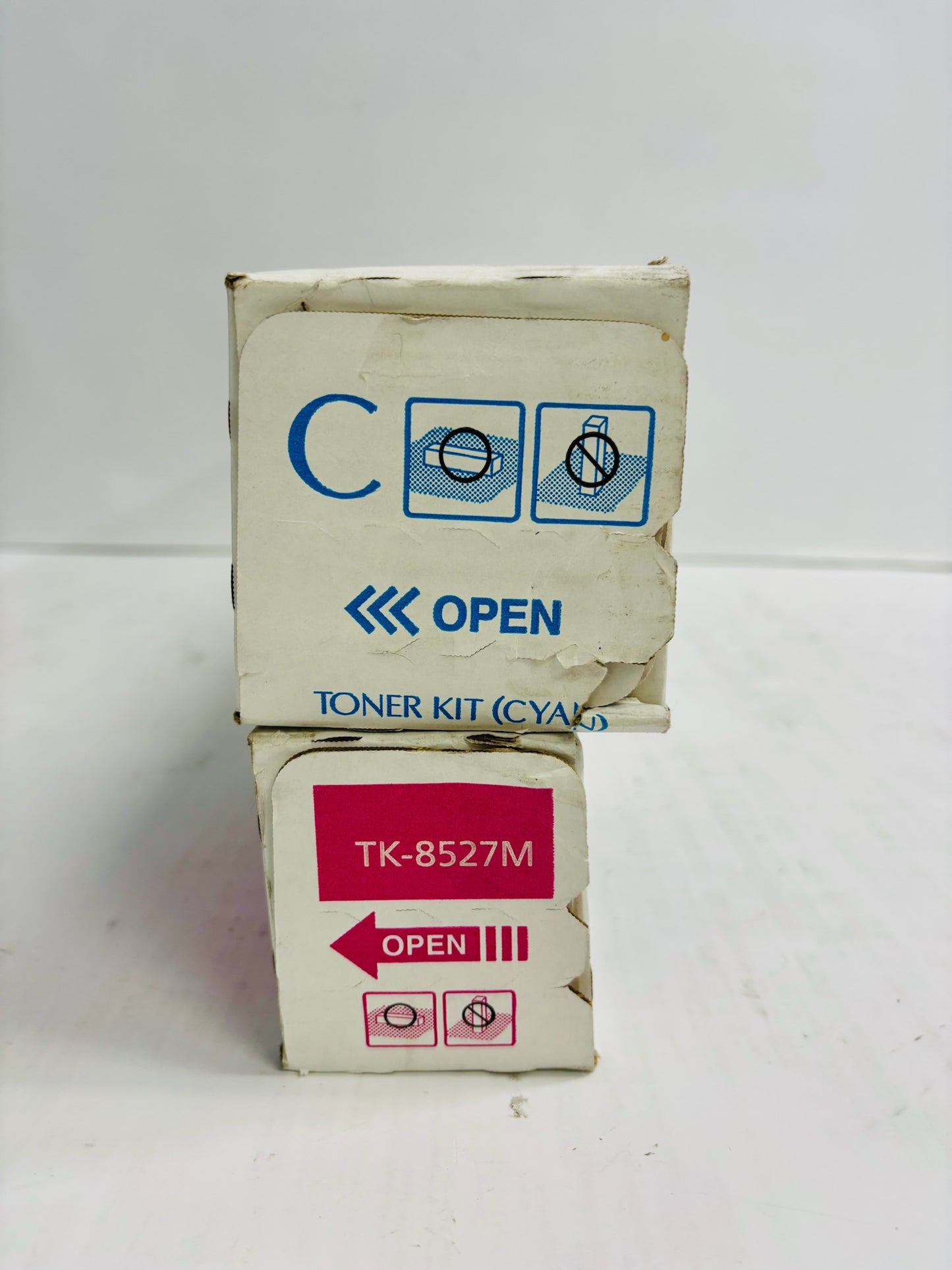 2 OEM Kyocera TASKalfa 3552ci,3553ci,4052ci CM Toners TK-8527 (No Yellow&Black)