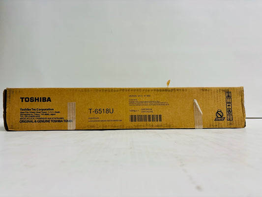 New Genuine Toshiba e-STUDIO 5518A, 6518A, 7518A, 8518A Black Toner T-6518U