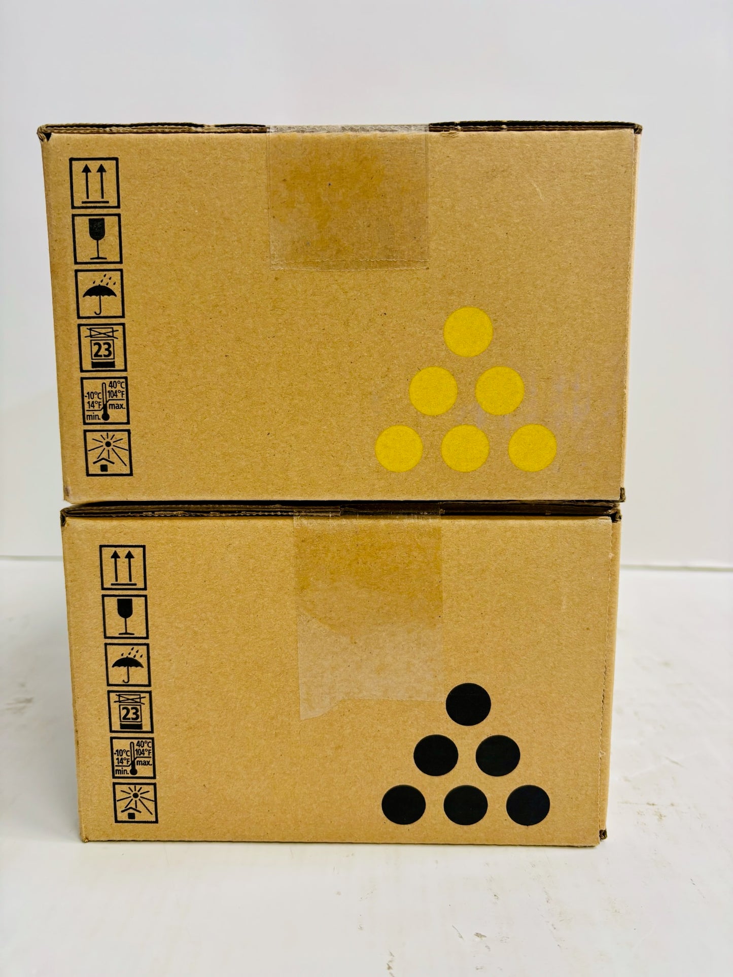 2 Genuine Ricoh SP C252DN,SP C252SF Yellow & Black Toner 407653,407656