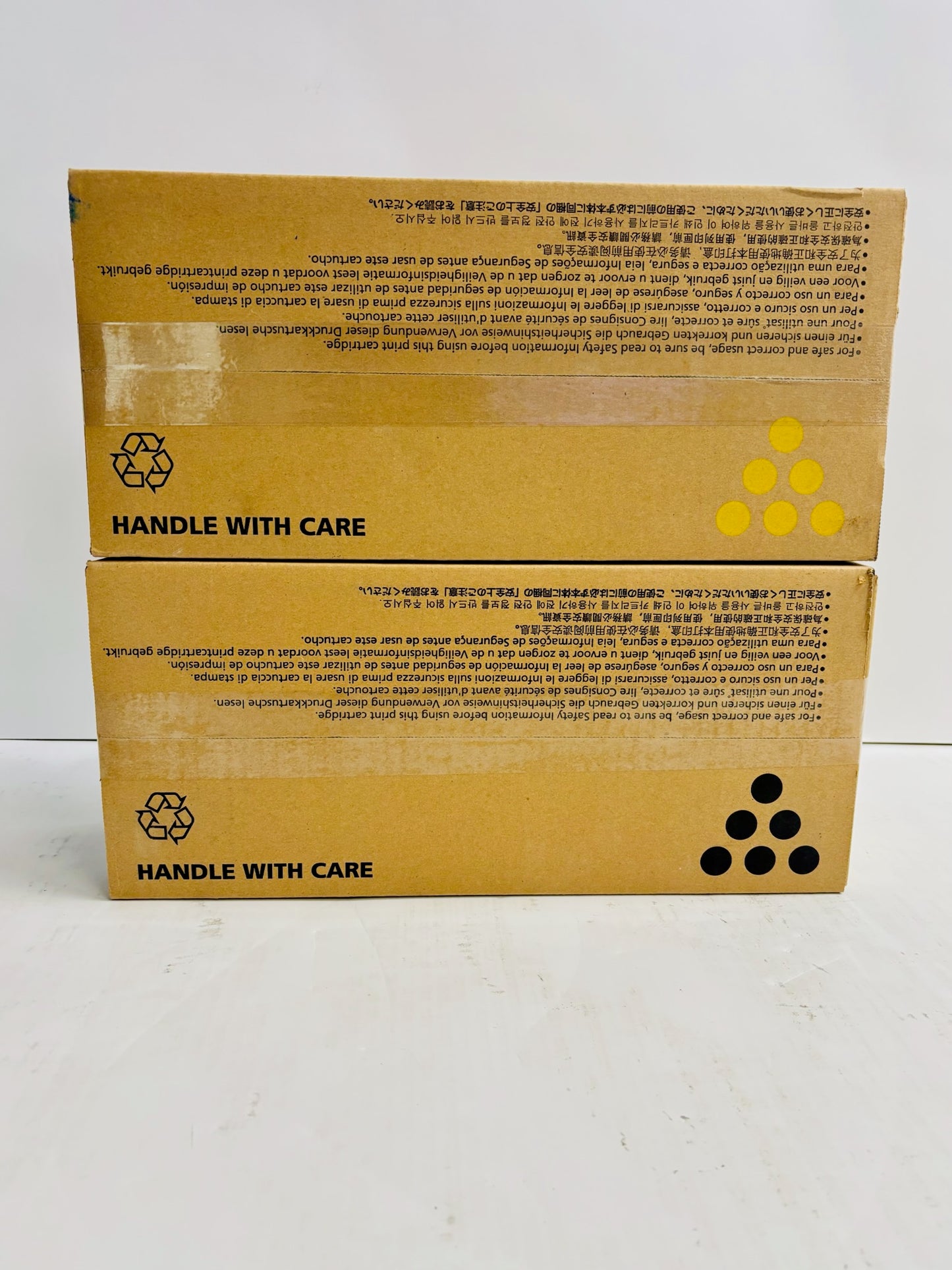 2 Genuine Ricoh SP C252DN,SP C252SF Yellow & Black Toner 407653,407656