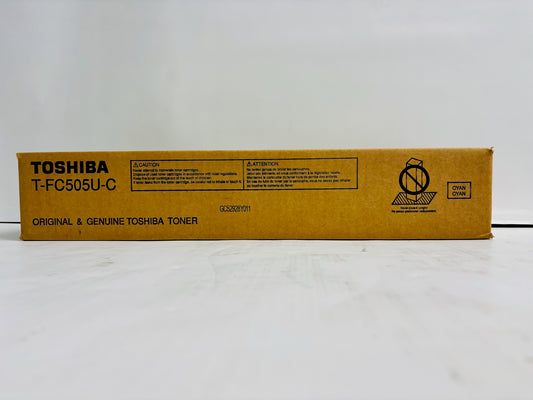 New Genuine Toshiba e-STUDIO 2505AC,3005AC,5005AC Cyan Toner T-FC505U-C
