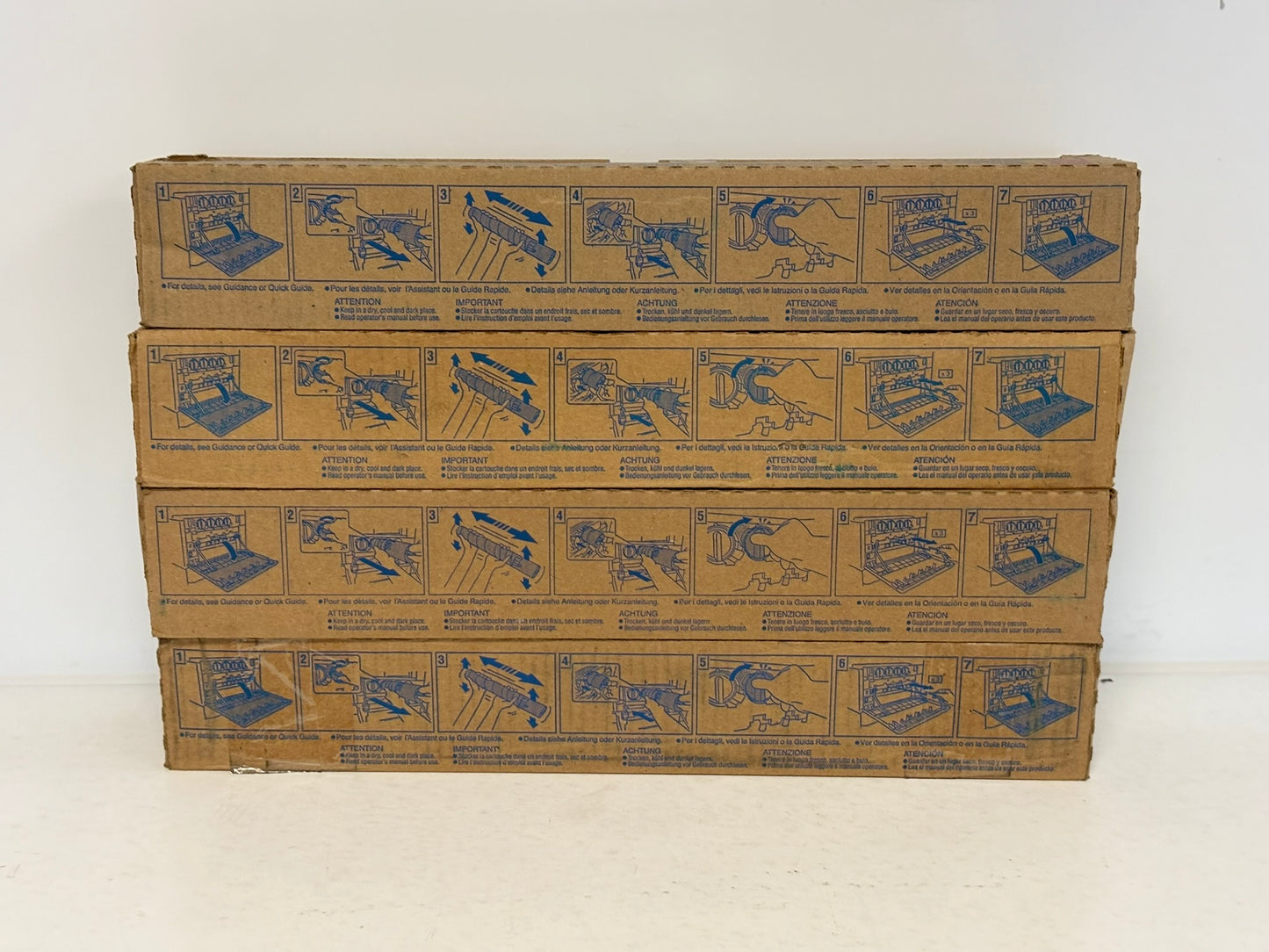 4 OEM Konica Minolta BH C224,C284,C364,C364e TN321 MYKK Toners ( No Cyan)