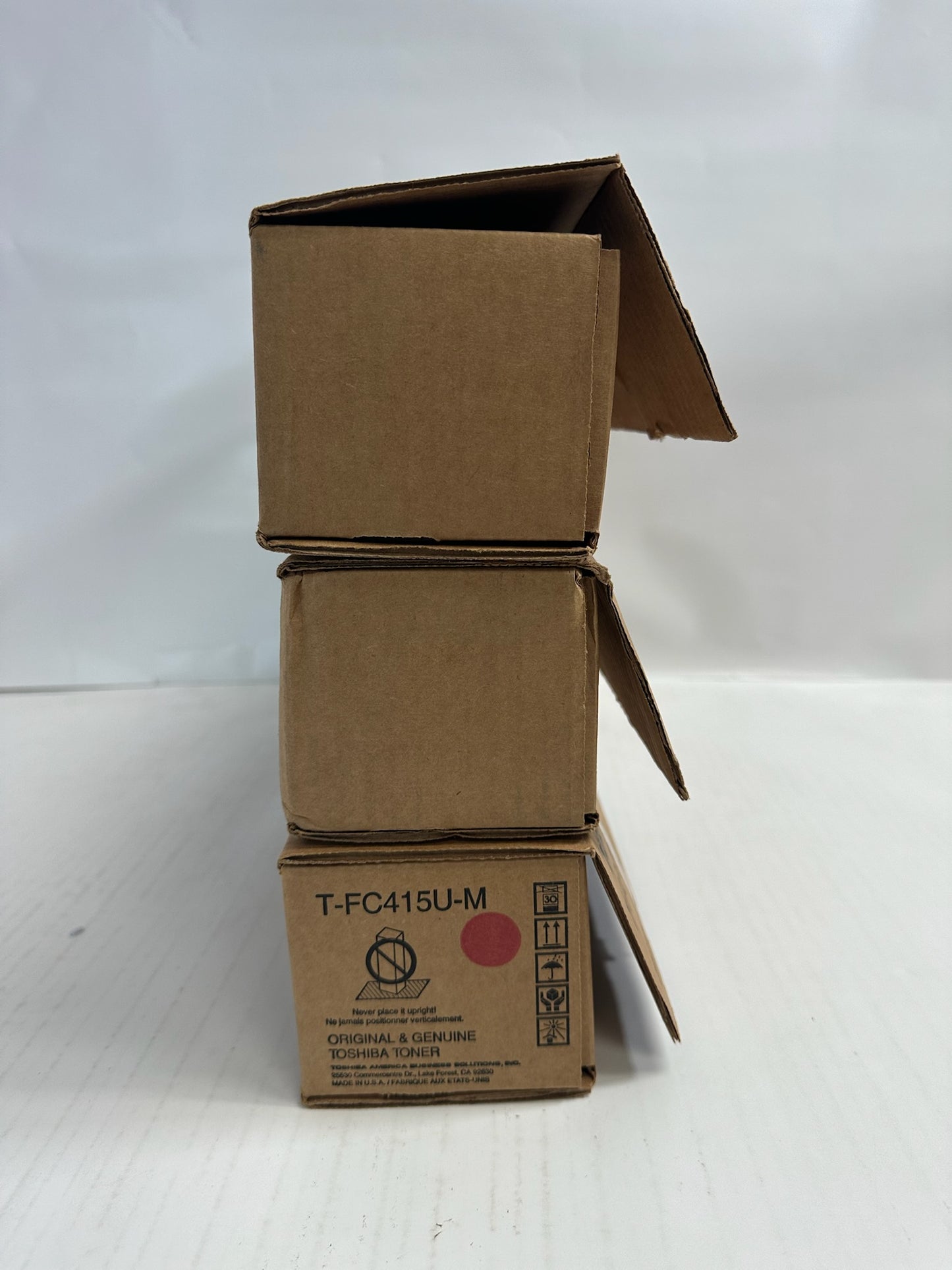 3 New Open Genuine Toshiba E Studio 2515AC,3015AC Magenta Toner T-FC415U-M (Tabs)