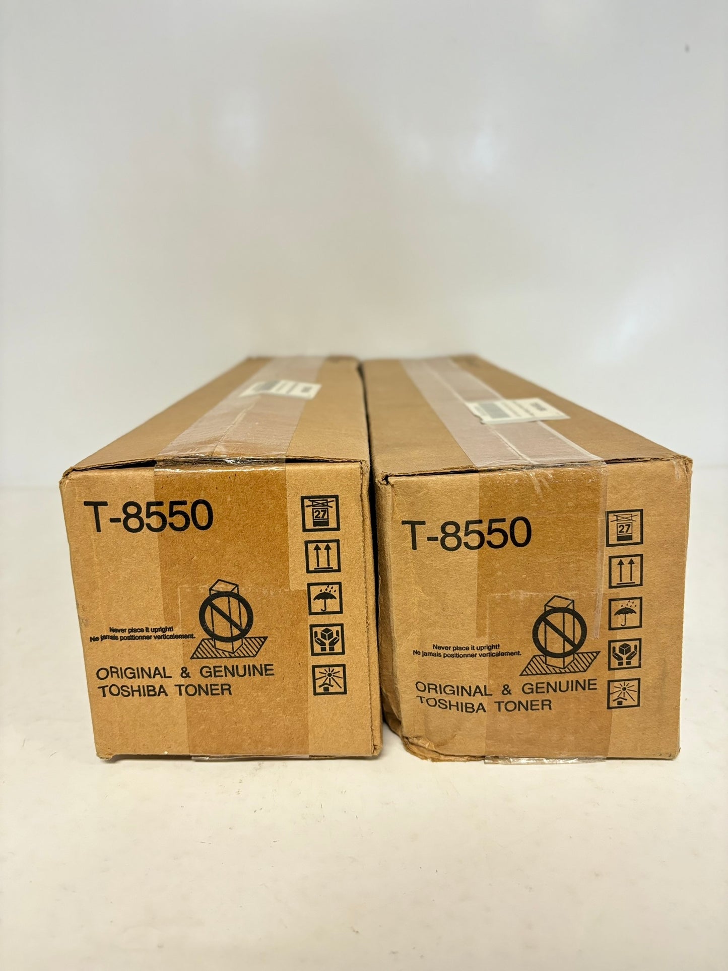 Lot of 2 Toshiba E STUDIO 555,655,755,855 Black Toner Cartridges T-8550 (T8550)