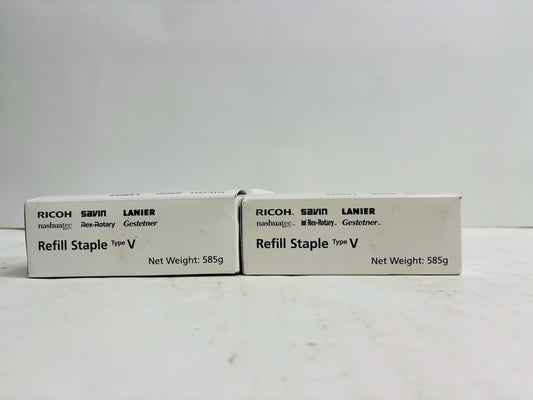 5 Genuine Ricoh SR4090,SR4120,SR4130 Staples Type V,416711