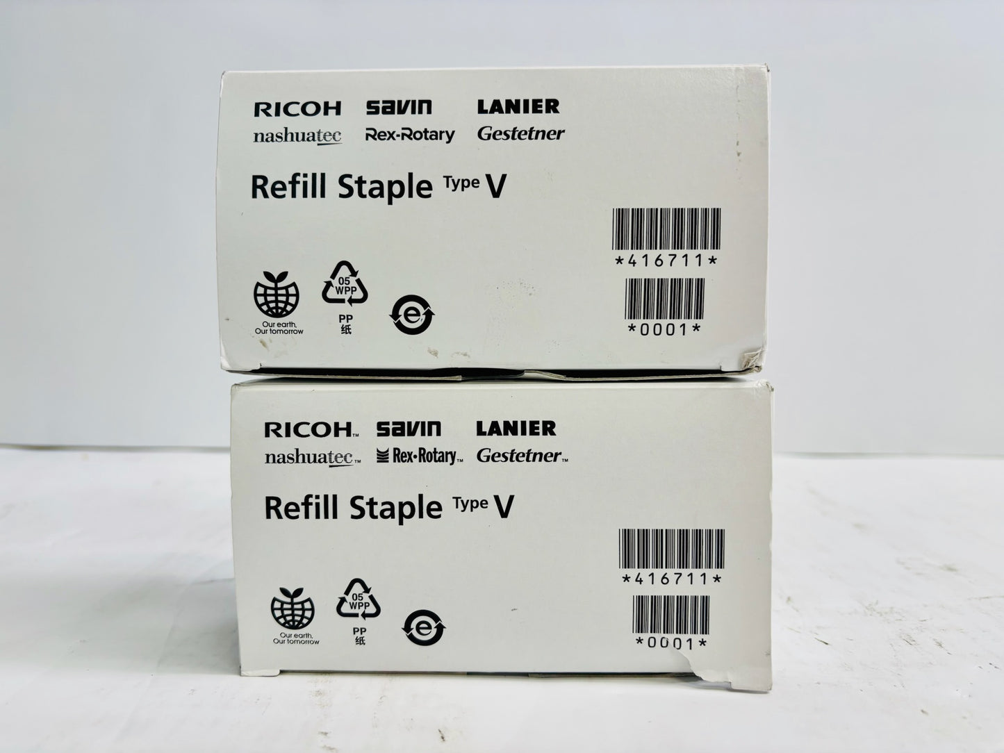 5 Genuine Ricoh SR4090,SR4120,SR4130 Staples Type V,416711