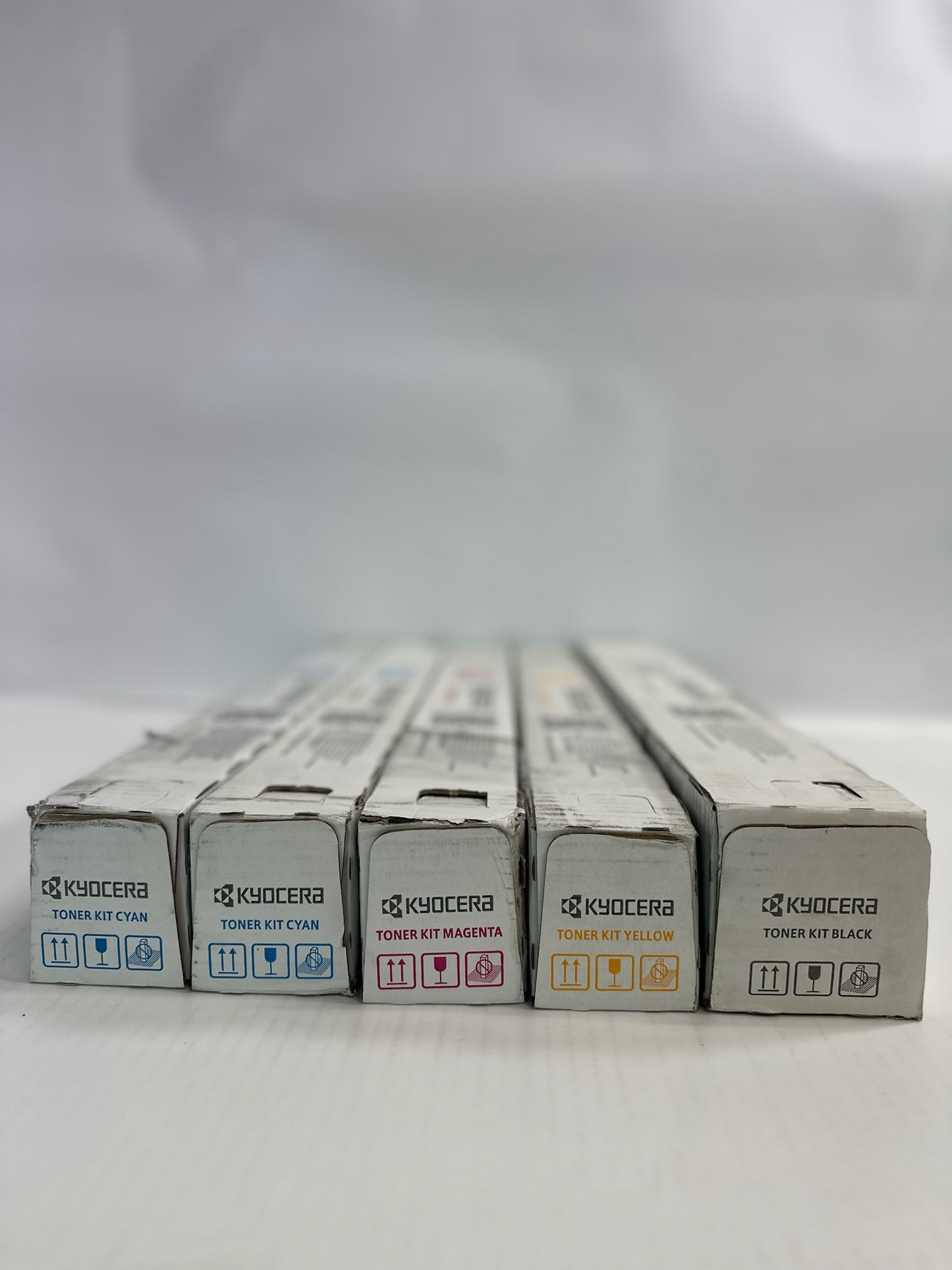 5 New Genuine Kyocera TASKalfa 2552ci,2553ci CCMYK Toners TK-8347