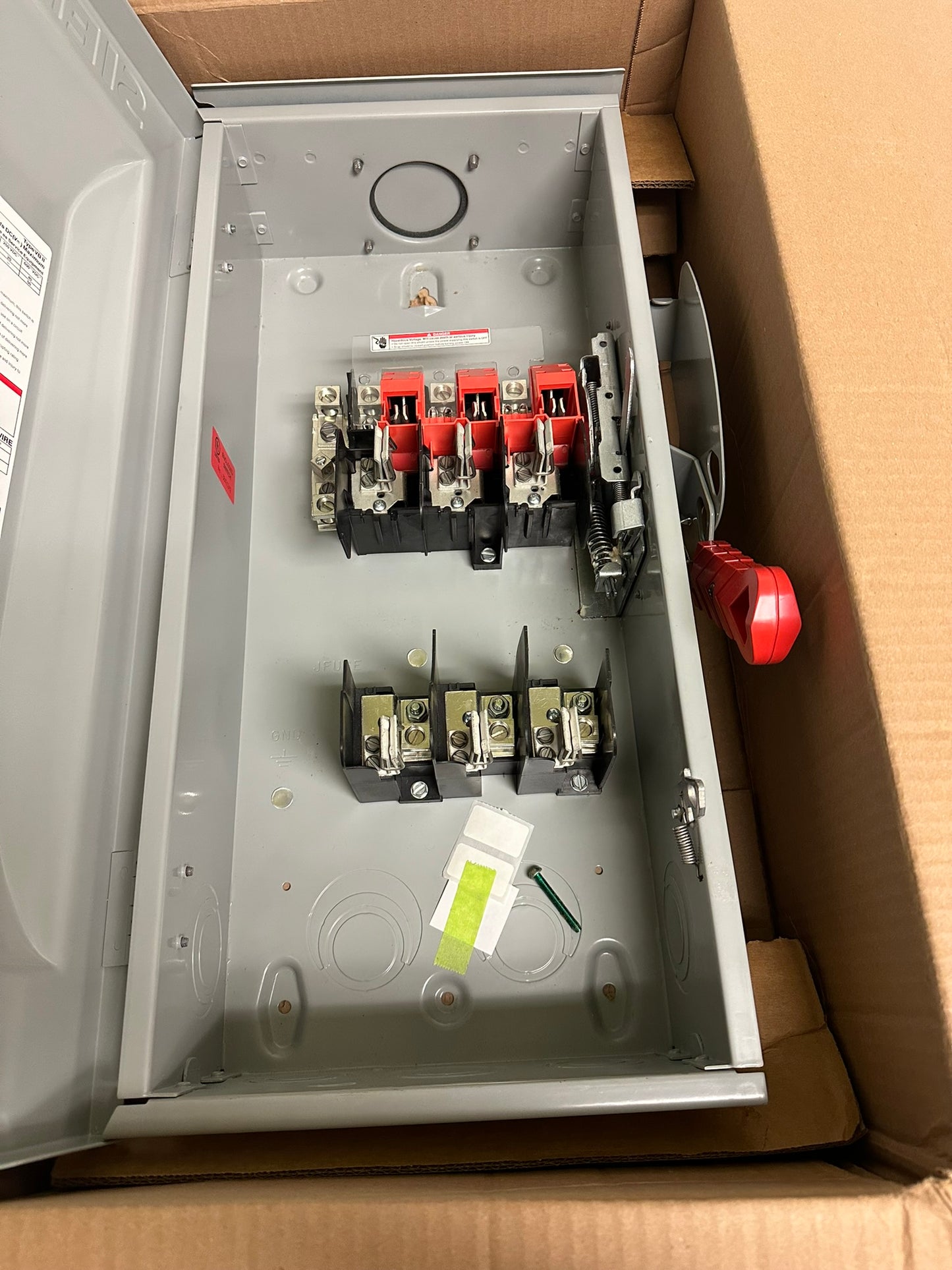 Siemens (HF363NR) Heavy Duty Safety Switch NEMA /Class H,J,K,R,T Fuses