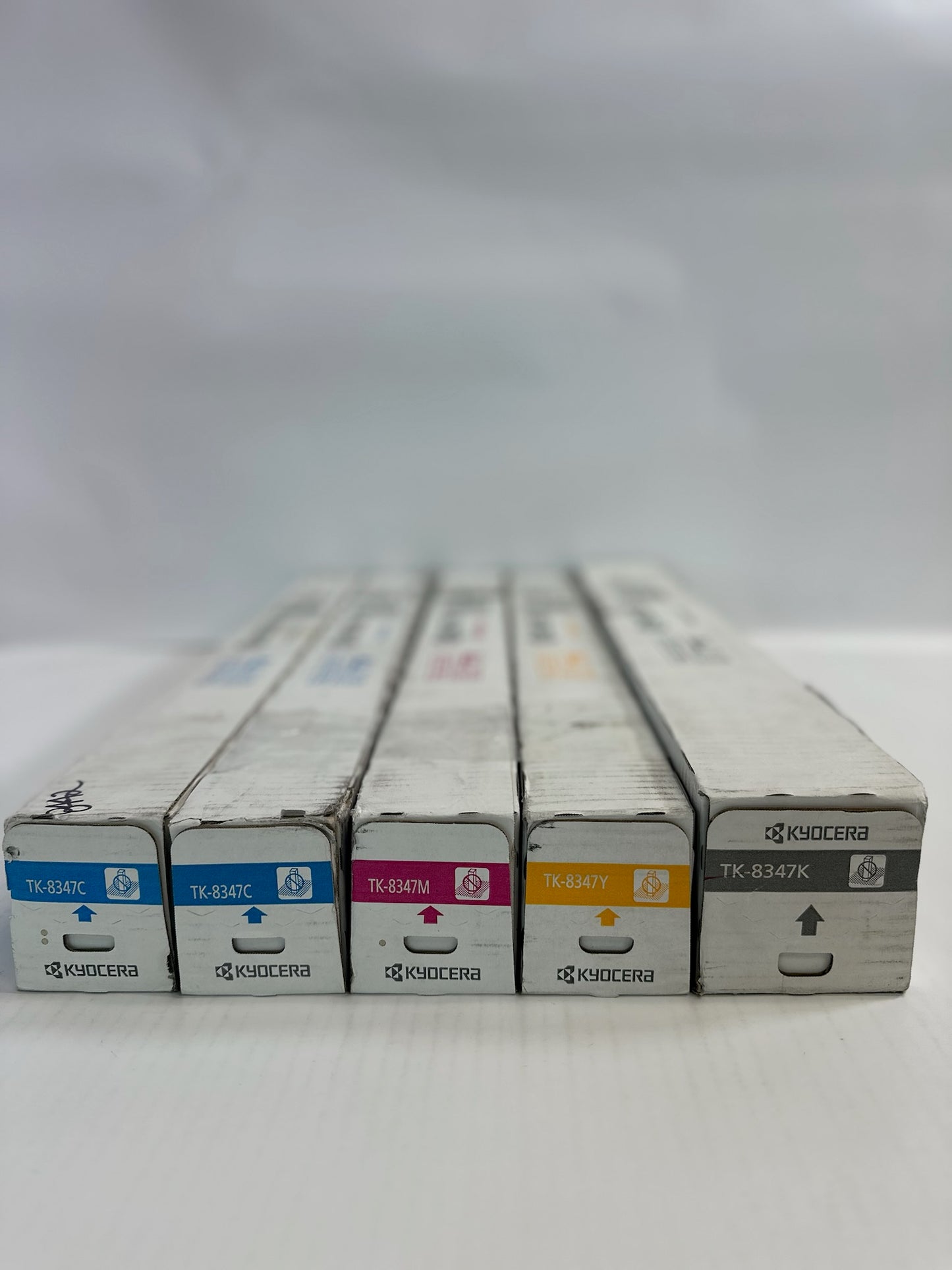 5 New Genuine Kyocera TASKalfa 2552ci,2553ci CCMYK Toners TK-8347