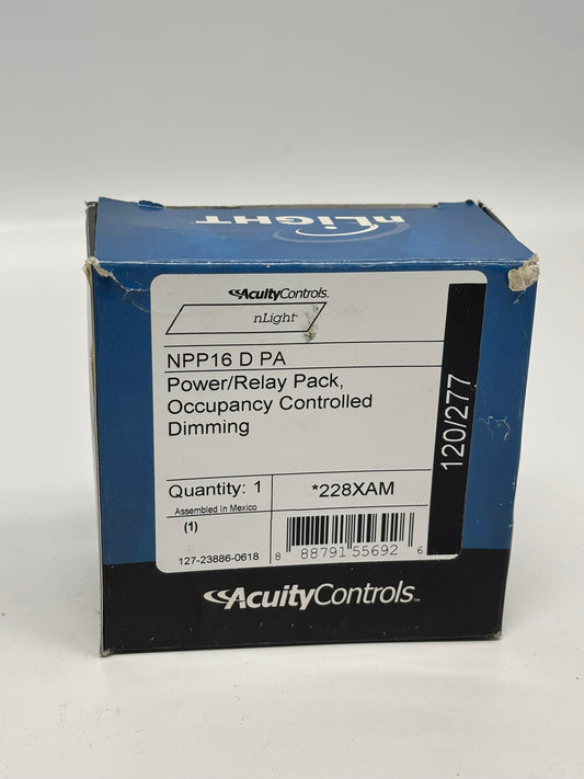 Acuity NPP16-D-PA Lithonia nLight Power/Relay Pack Occupancy Controlled Dimming