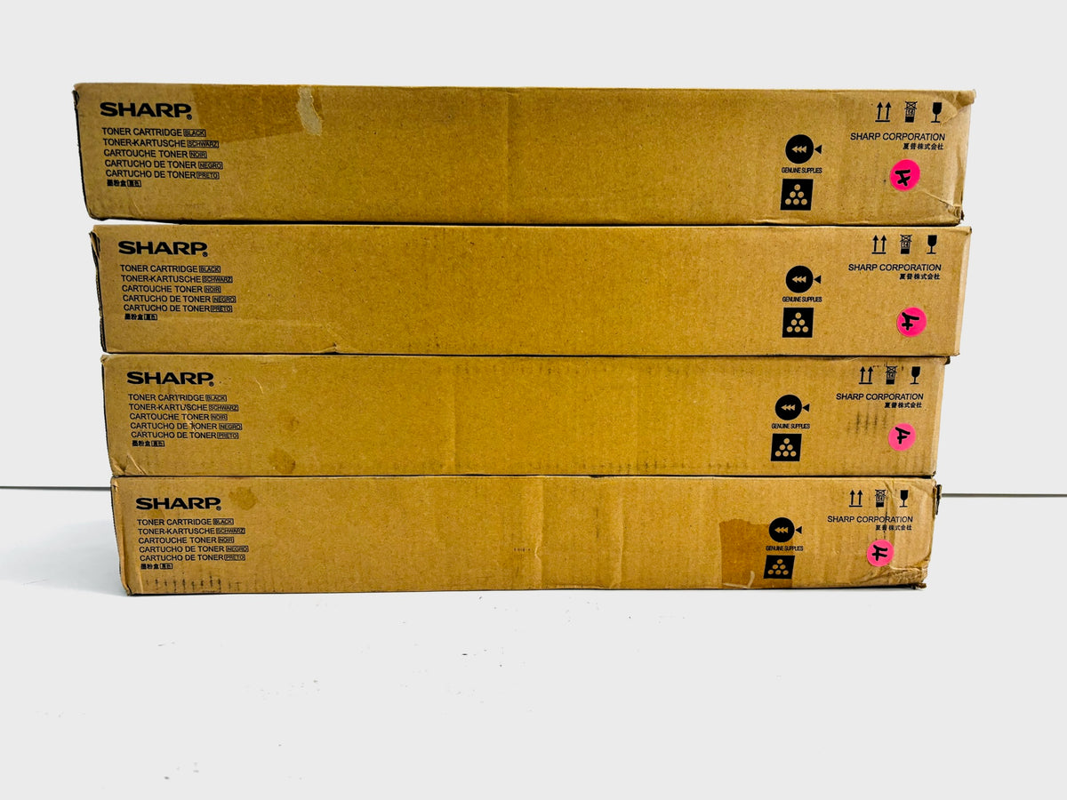 4 Genuine Sharp MXM3050,3070,3570,4050,5050 Black Toners MX-561NT, MX561NT