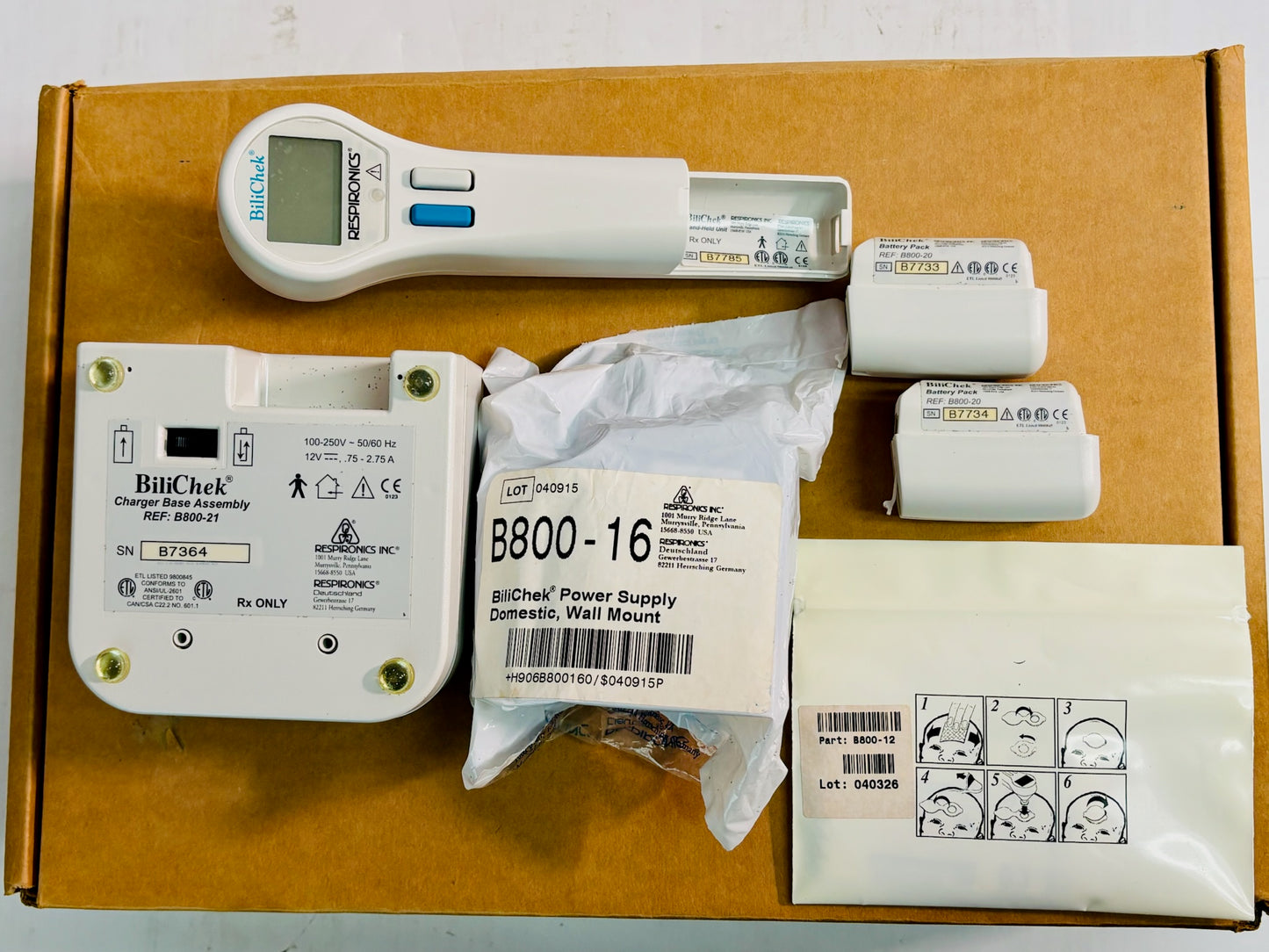 New BiliChek Non-Invasive Bilirubin Analyzer B800 Jaundice Assessment Device