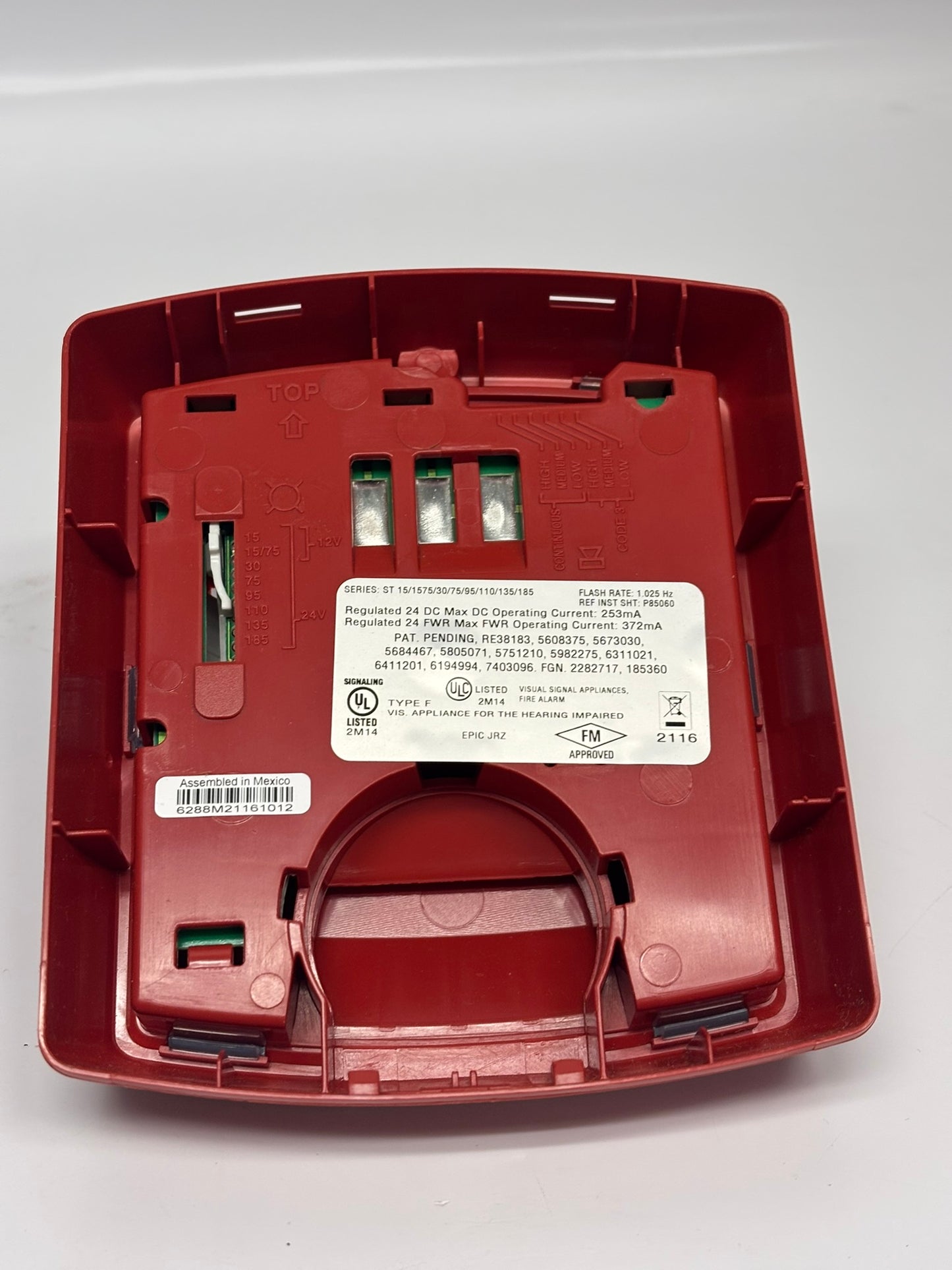 Eaton 127380 Wheelock Exceeder Fire Alarm Horn/Strobe