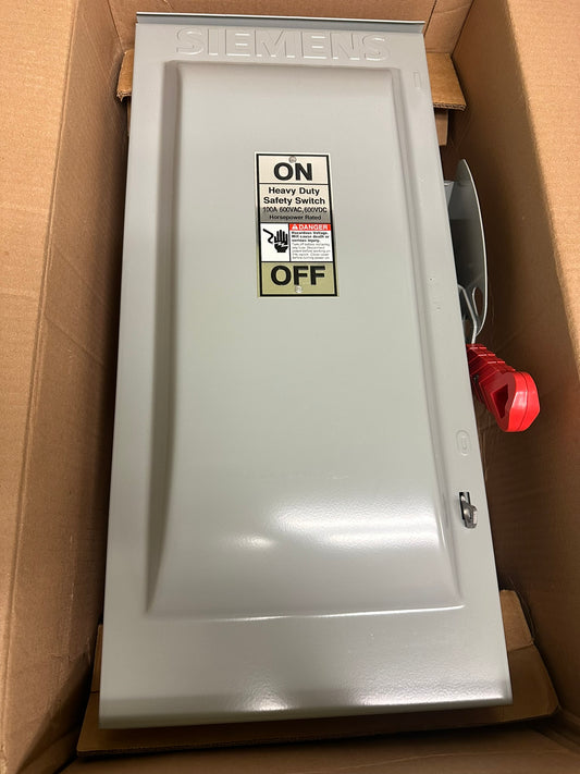 Siemens (HF363NR) Heavy Duty Safety Switch NEMA /Class H,J,K,R,T Fuses