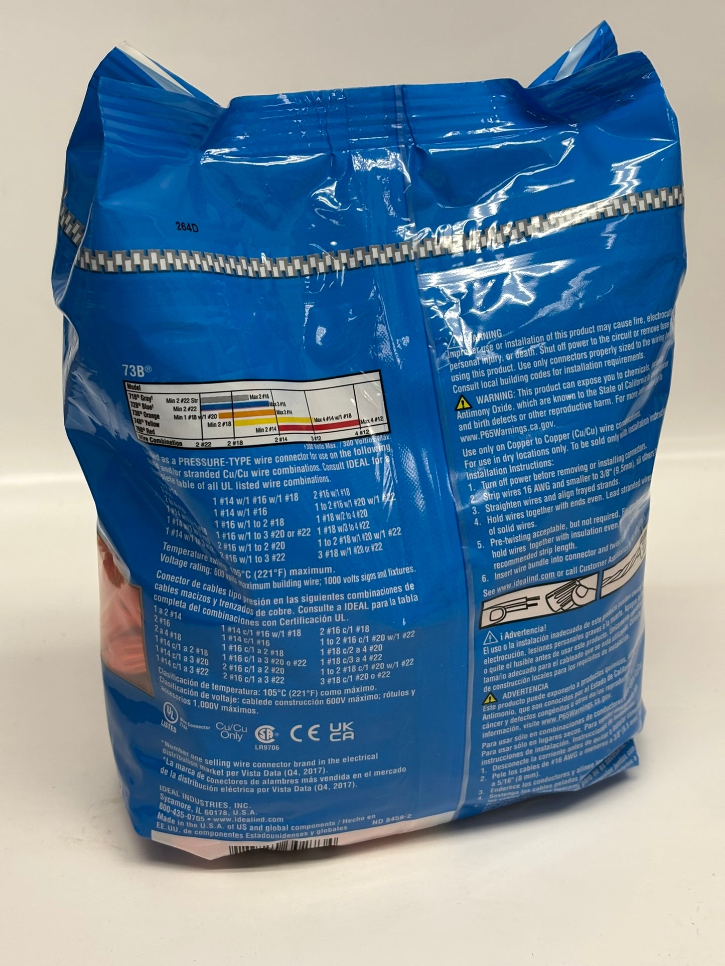 Ideal 30-273 Wire-Nut Wire Connectors 500-Pack