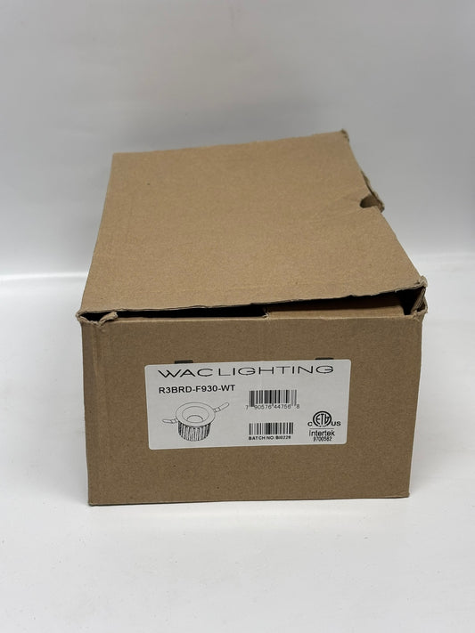 WAC Lighting R3BRD-F930-WT Ocularc LED White Recessed Lighting in Flood, 3000K