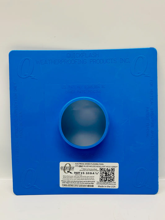 12Pk QUICKFLASH Part E-3/0-B-A 7/8 ELECTRICAL FLASHING PANELS