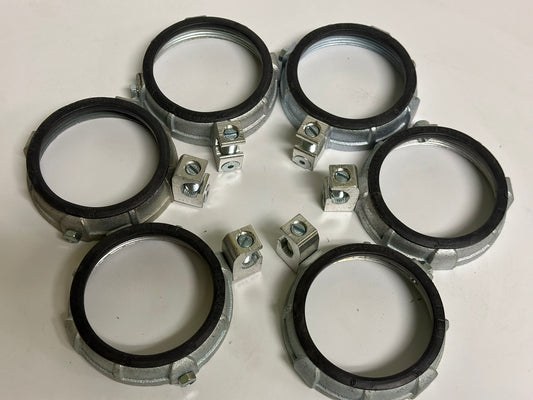 6-Pack Emerson IBC300L20AC 3" Grounding Bushing, 14–2/0 AWG, Insulated