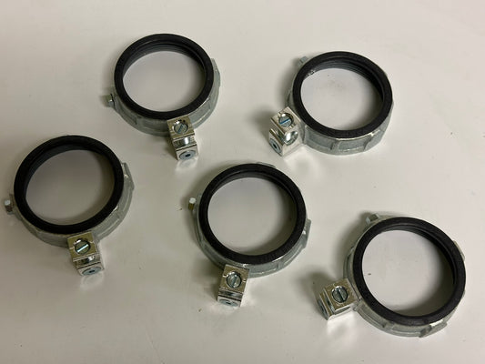 5 PK Emerson IBC250L20AC 2-1/2" Grounding Bushing, 14–2/0 AWG, Insulated, Zinc