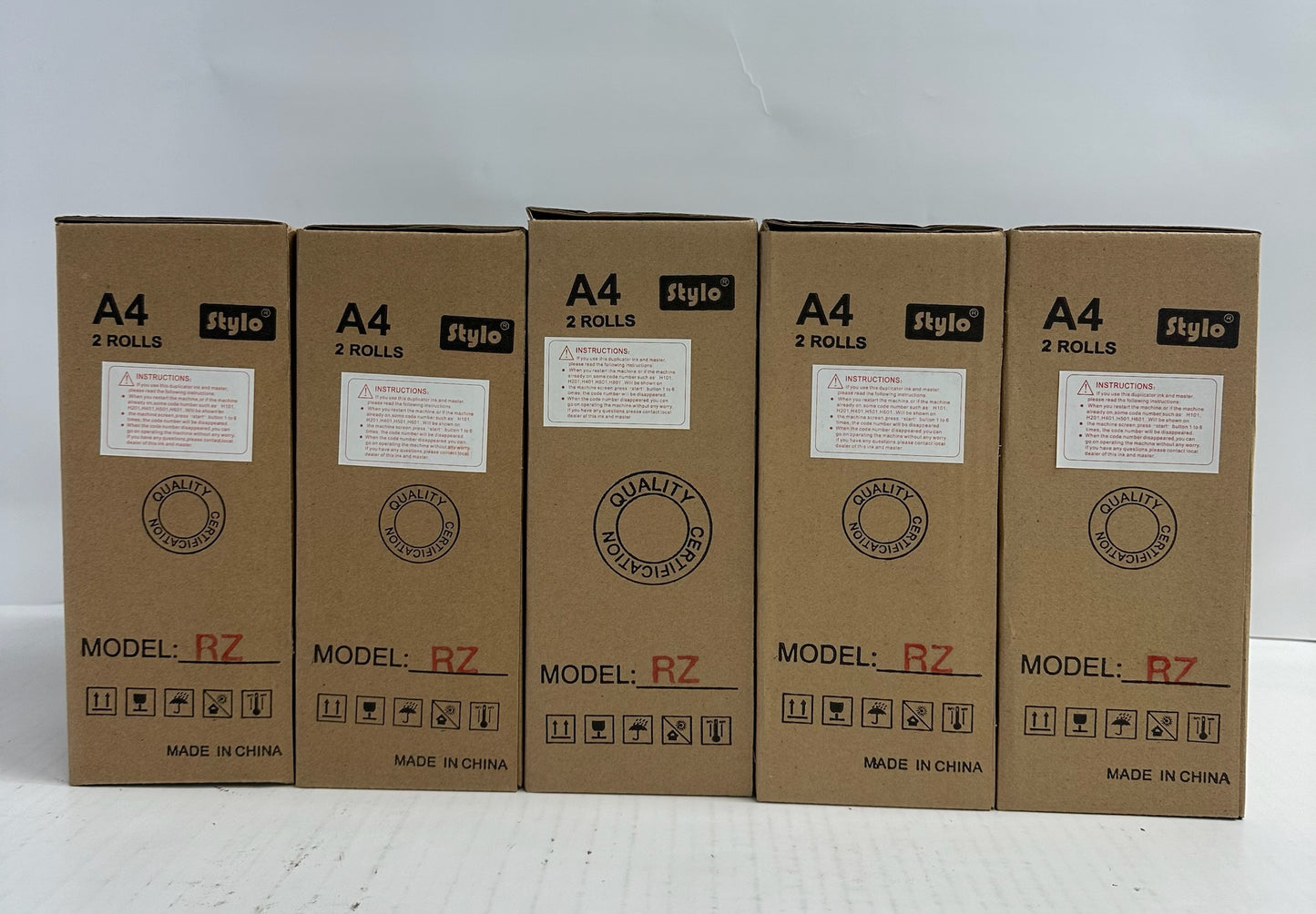 5 New Compatible Risograph EZ 220,MZ 790 Master Digital Duplicator A4