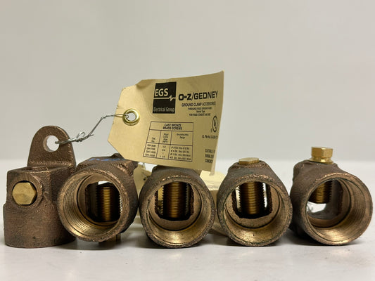 5 PK Emerson GH100B  1" Swivel Ground Hub, 1 AWG–250 kcmil, Cast Bronze