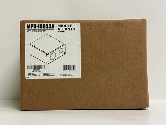 Middle Atlantic MPR-JB853A J-Box for MPR Modular Raceway System