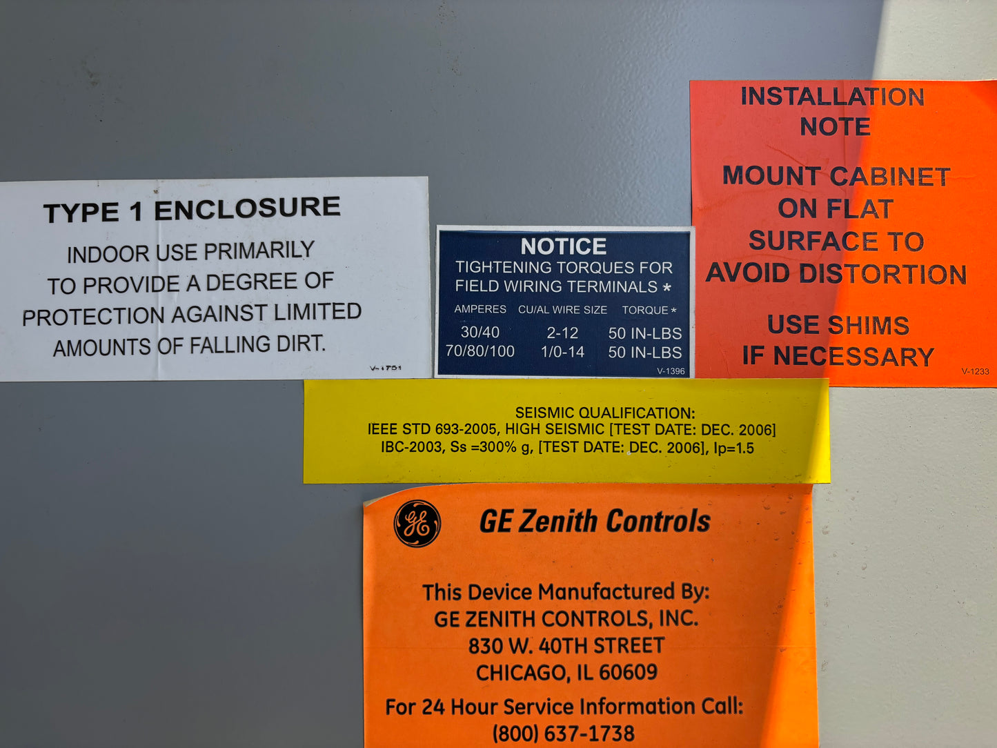 GE Zenith Controls 100amp Transfer Switch Cat# ZB4sb0121-57e601x  1 phase 480V