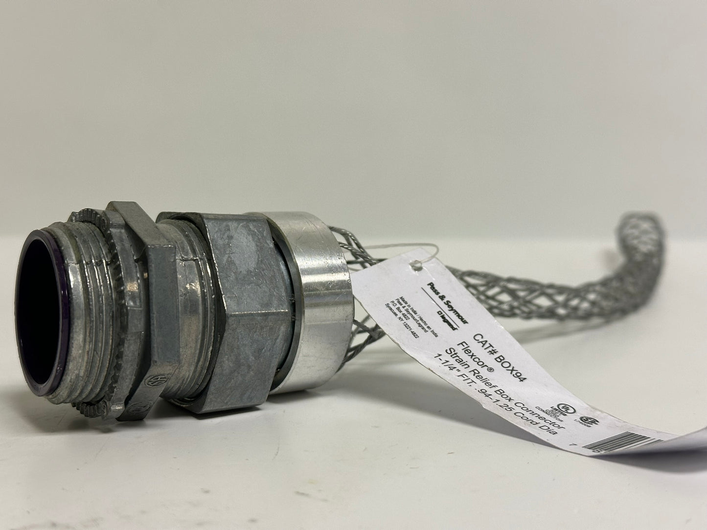 2 PK Legrand Pass & Seymour BOX94 Strain Relief Grip, 1-1/4" NPT, Durable Steel