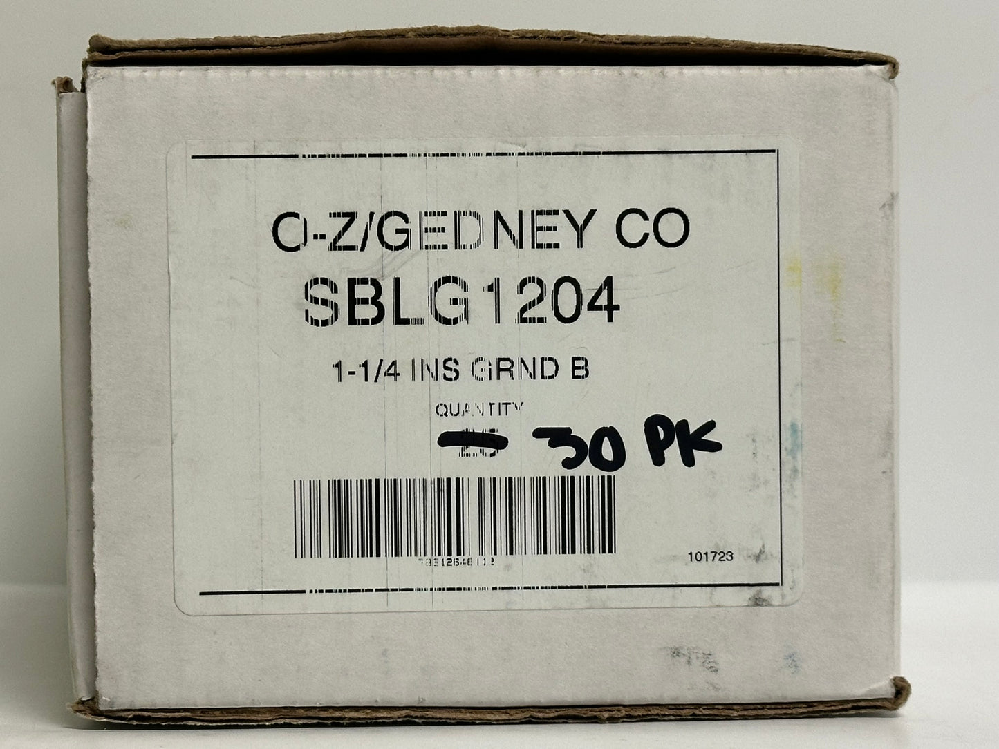 15 PK O-Z/Gedney SBLG1204 1-1/4" Insulated Grounding Bushing, Malleable Iron