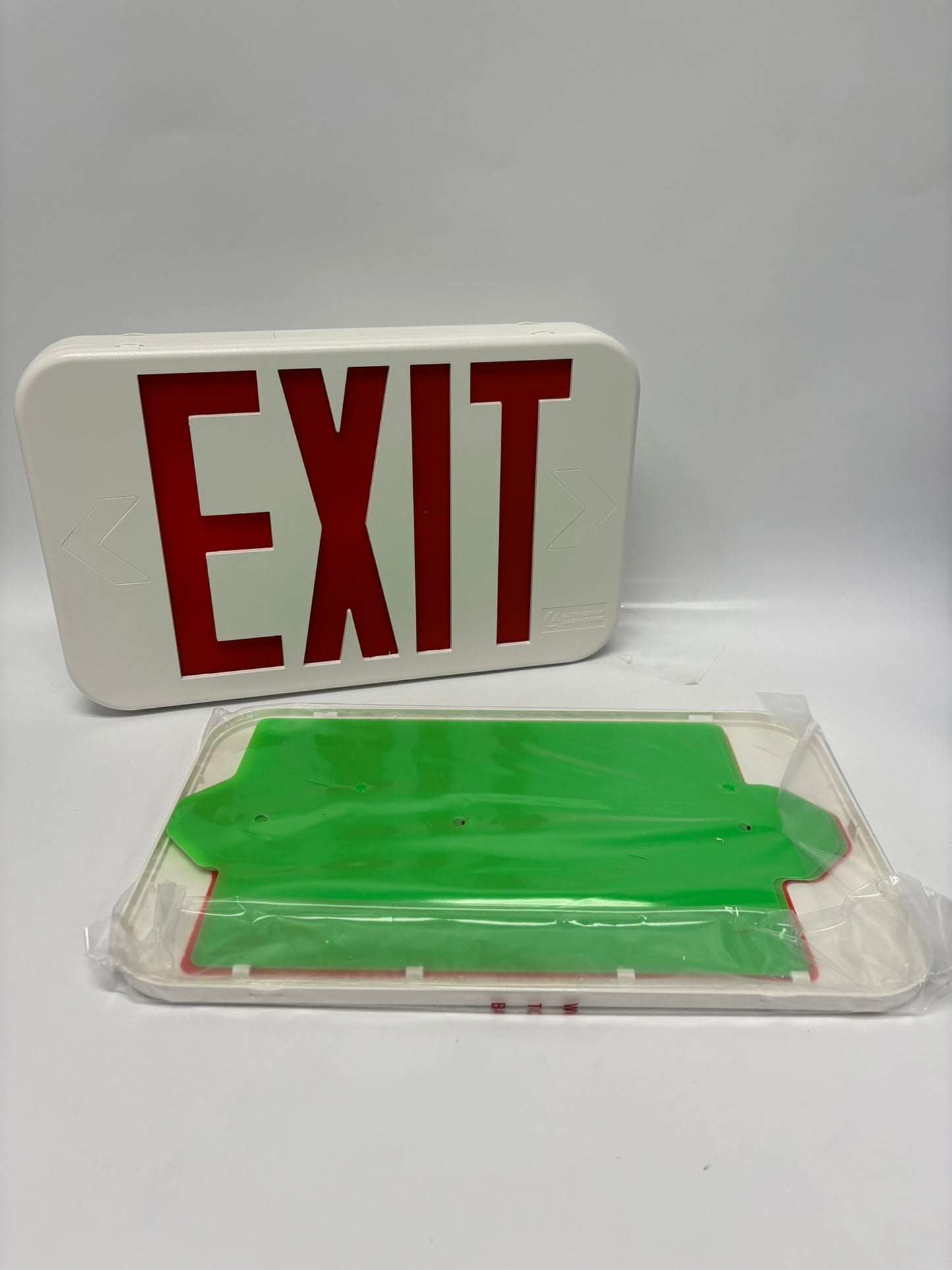 Lithonia Lighting Contractor Select LQM 12" LED Exit Sign LQM-SW3R 120/277 EL N M6