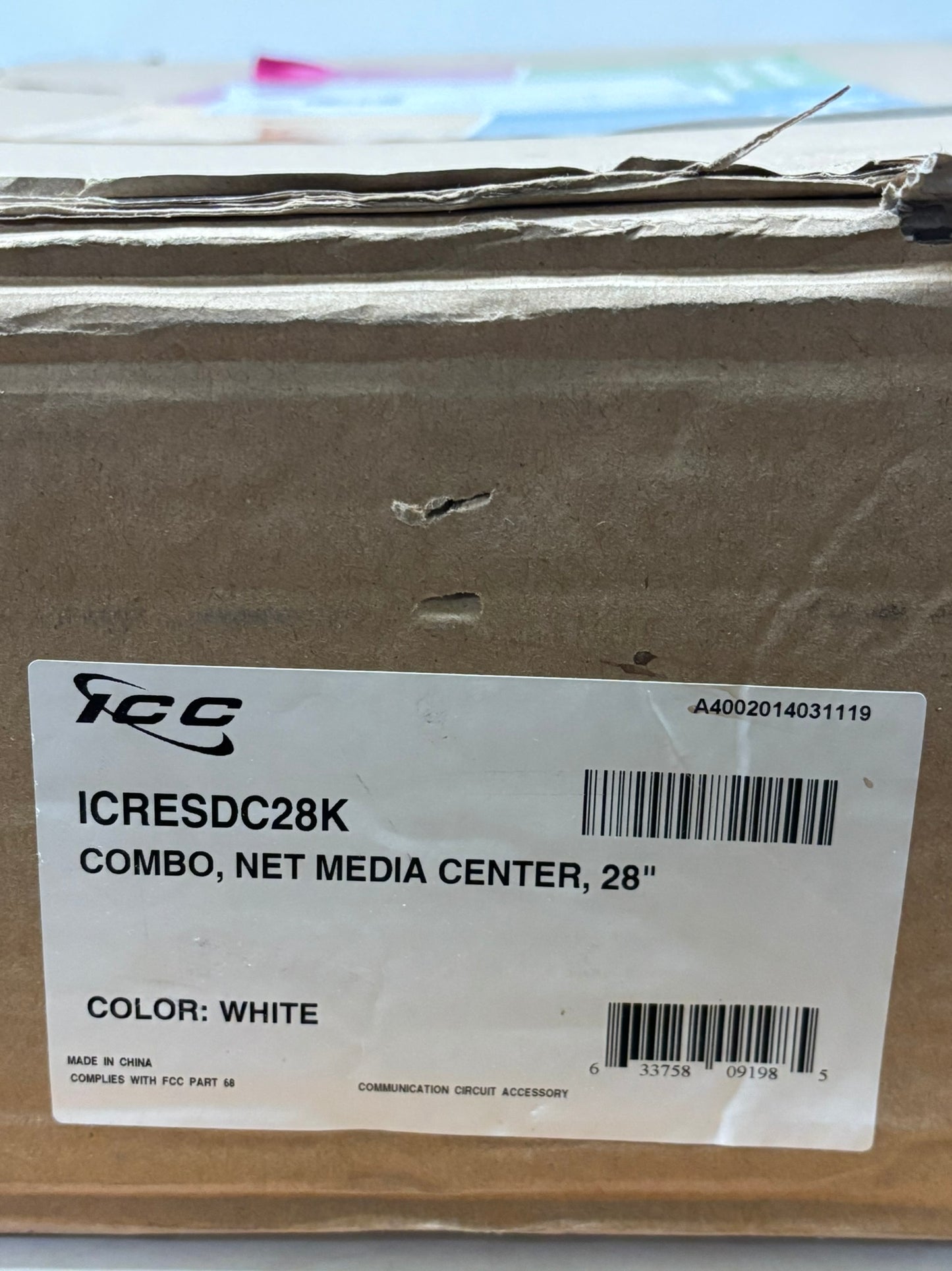 ICC ICRESDC28K Combo, Net Media Center, 28" Communication Circuit Accessory