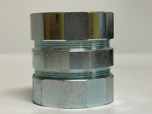 10 PK RACO 1828 Compression Coupling – Zinc, 1/2 in., for EMT Conduit